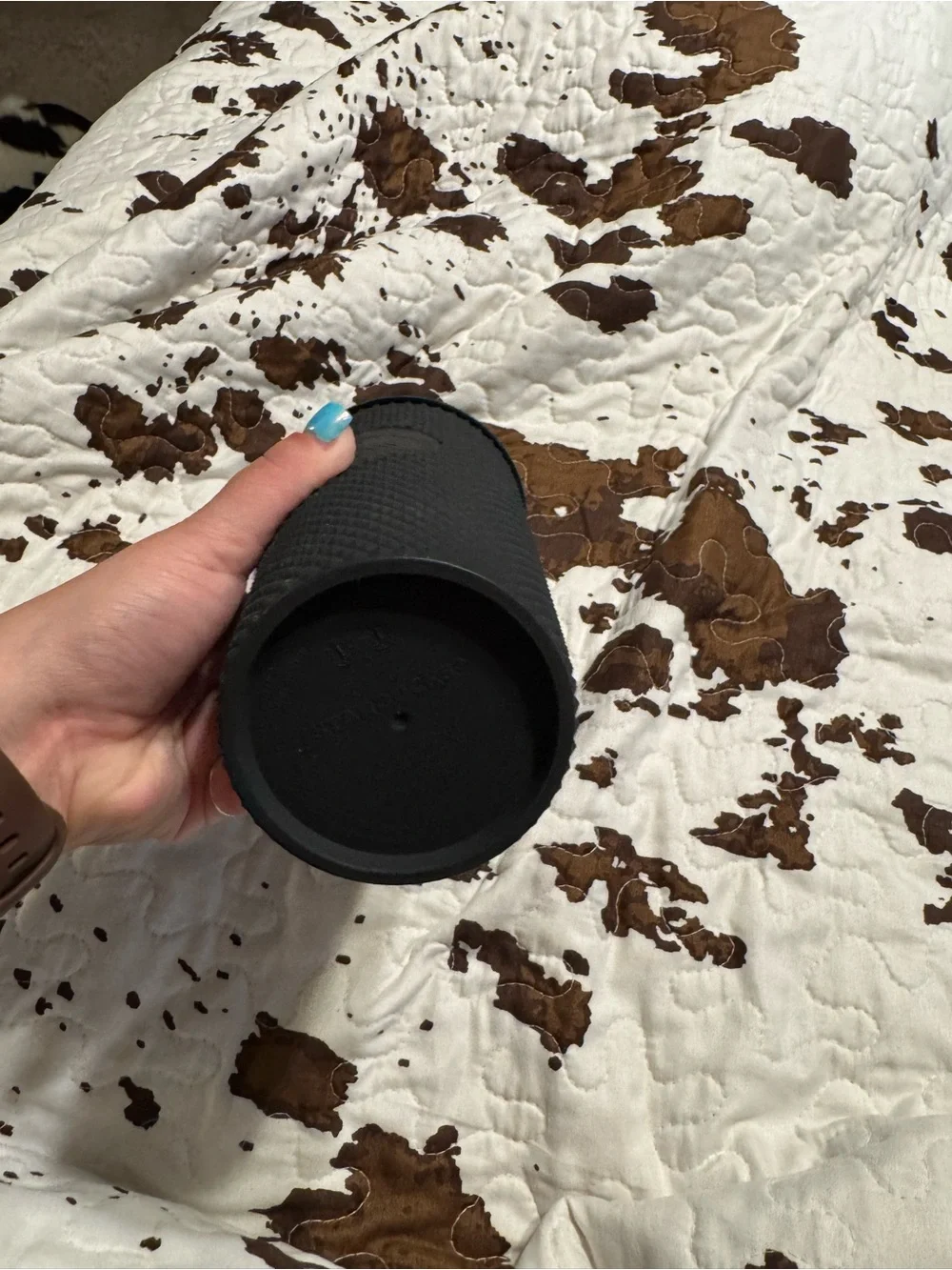 Starbucks Matte Black Studded Tumbler with Straw